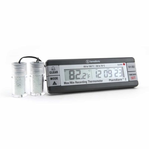 PharmAlarm? 2 Vaccine Storage Alarm Thermometer. 2-channels (TMD)